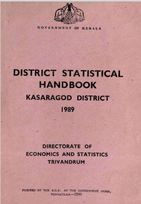 District Statistical Handbook Kasaragod District 1989
