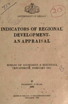 Indicators of Regional Development - An Appraisal