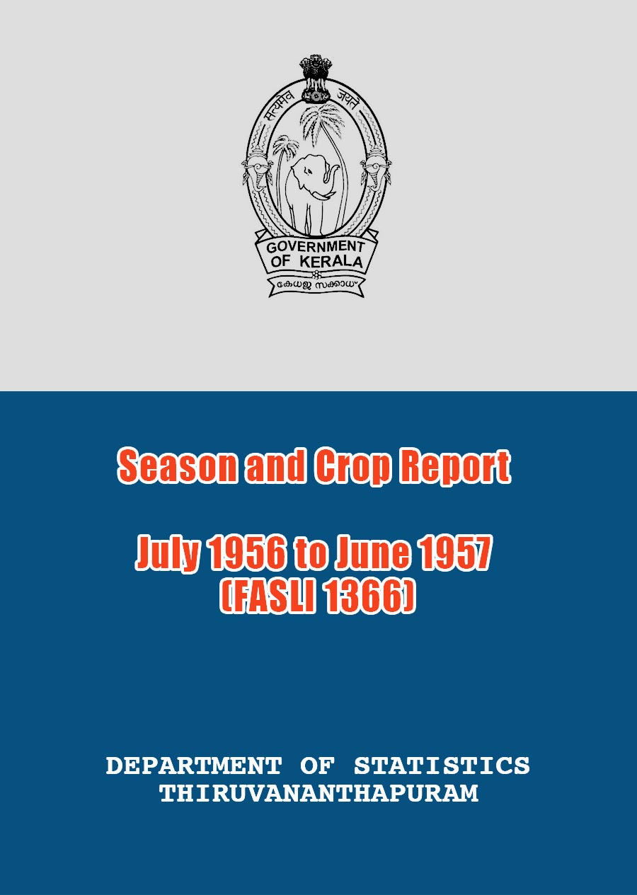 Season and Crop Report July 1956 to June 1957 (FASLI 1366)