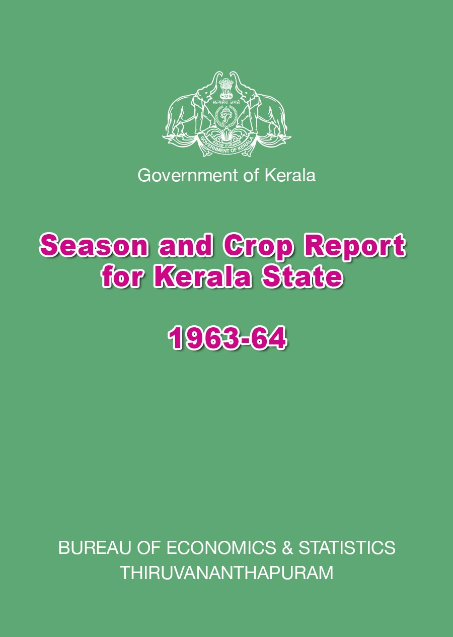 Season and Crop Report for Kerala State 1963-64