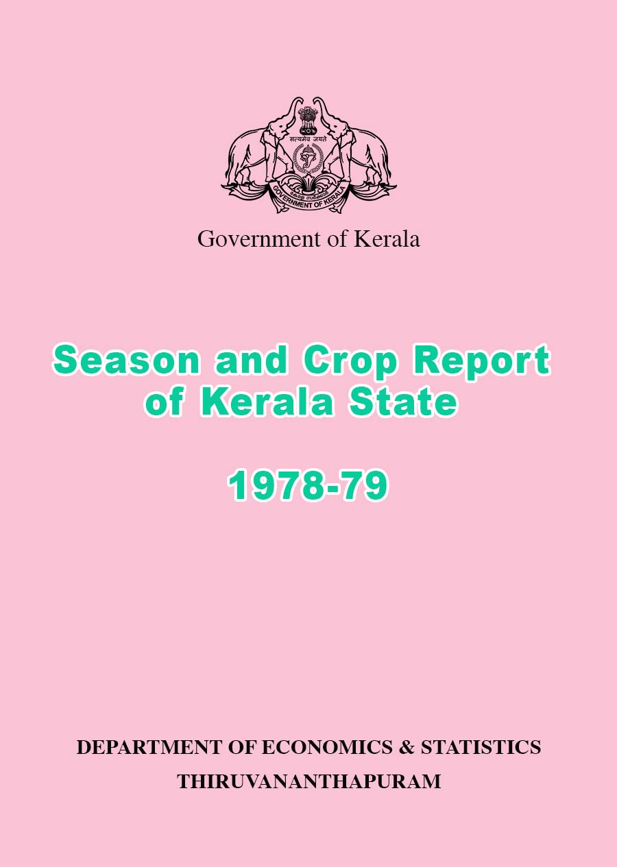 Season and Crop Report of Kerala State 1978-79