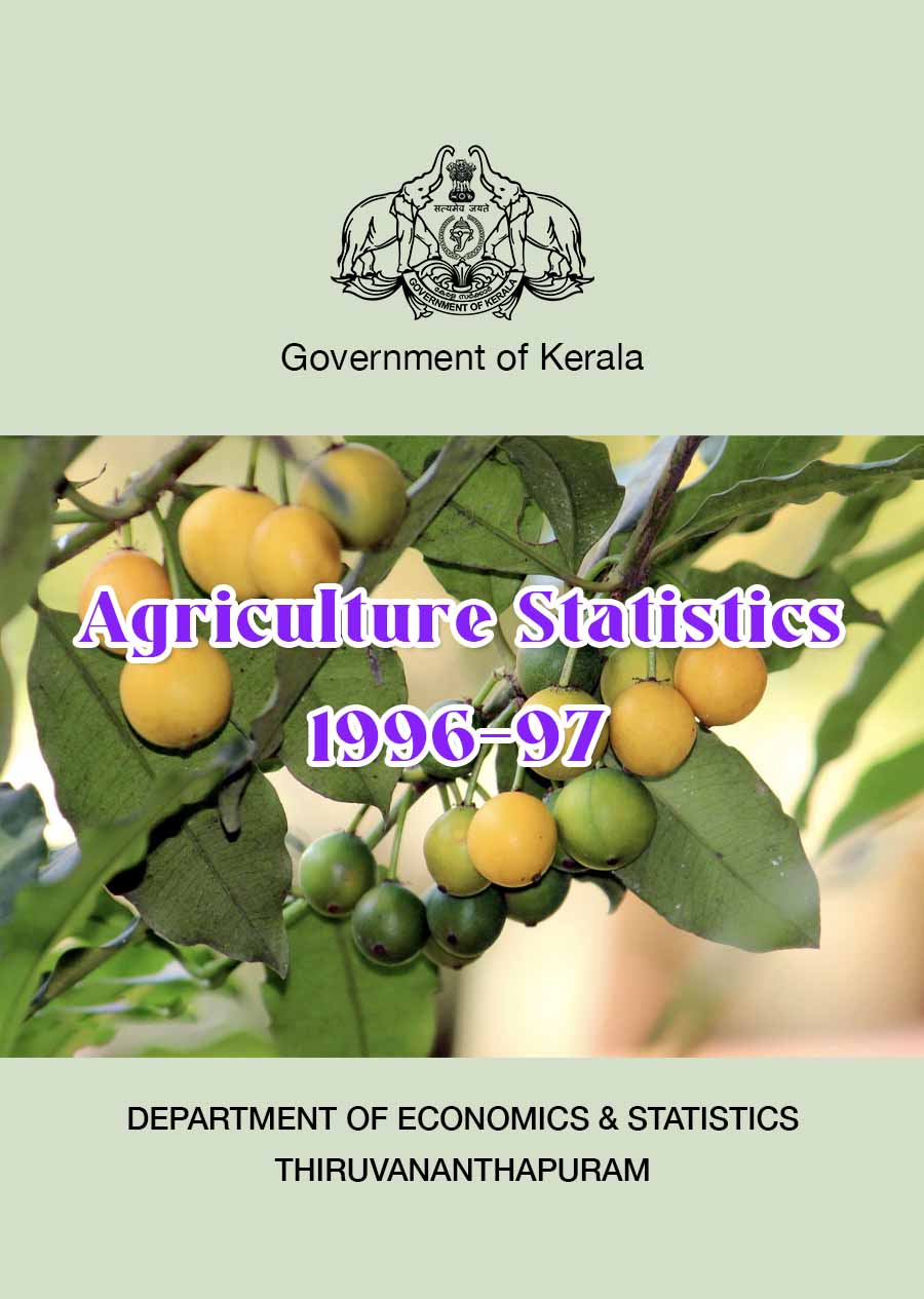 Agriculture Statistics 1996-97