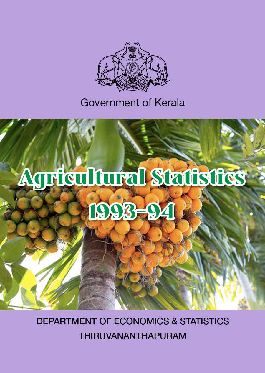 Agricultural Statistics 1993-94