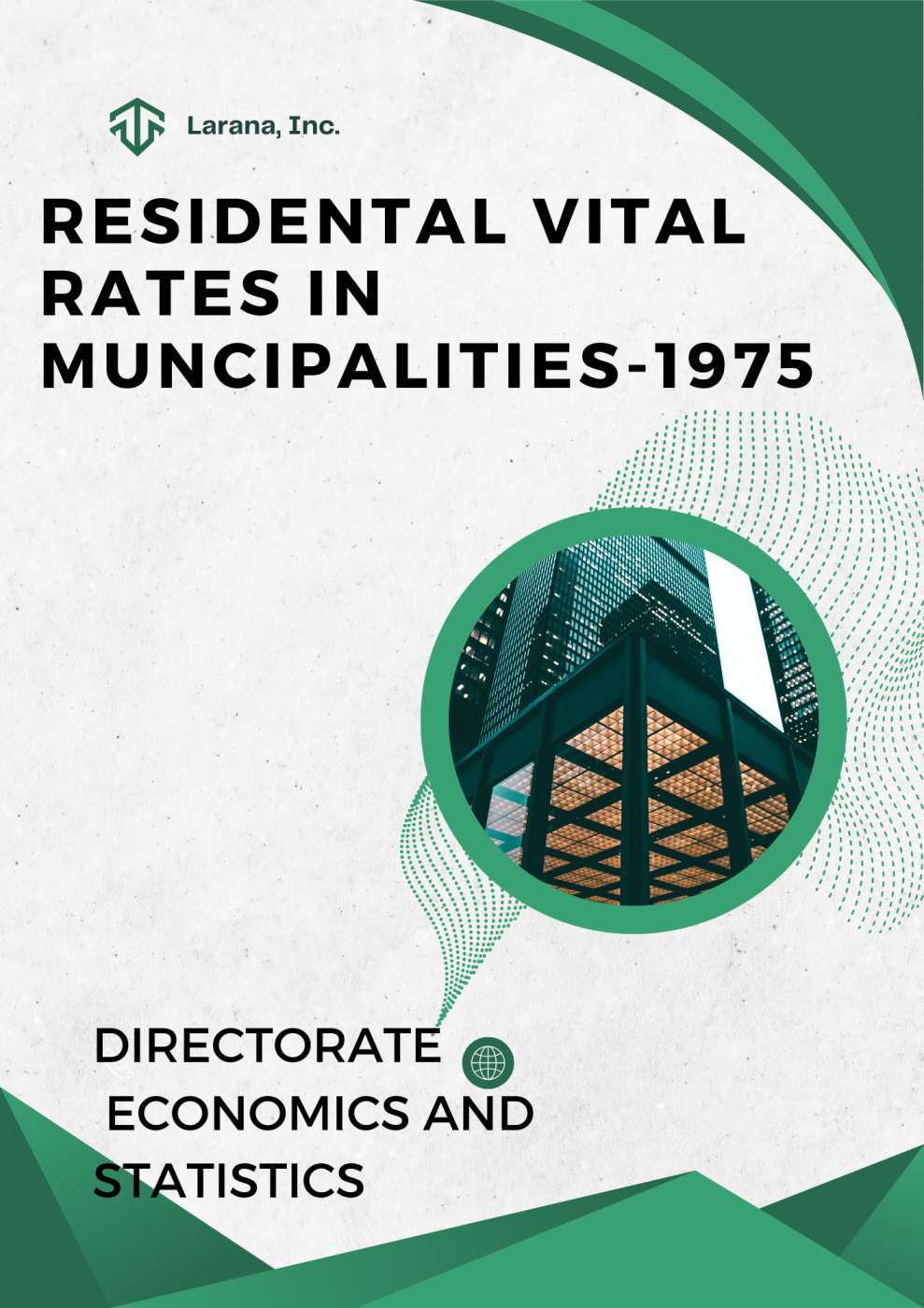 Residential Vital Rates in Muncipalities-1975
