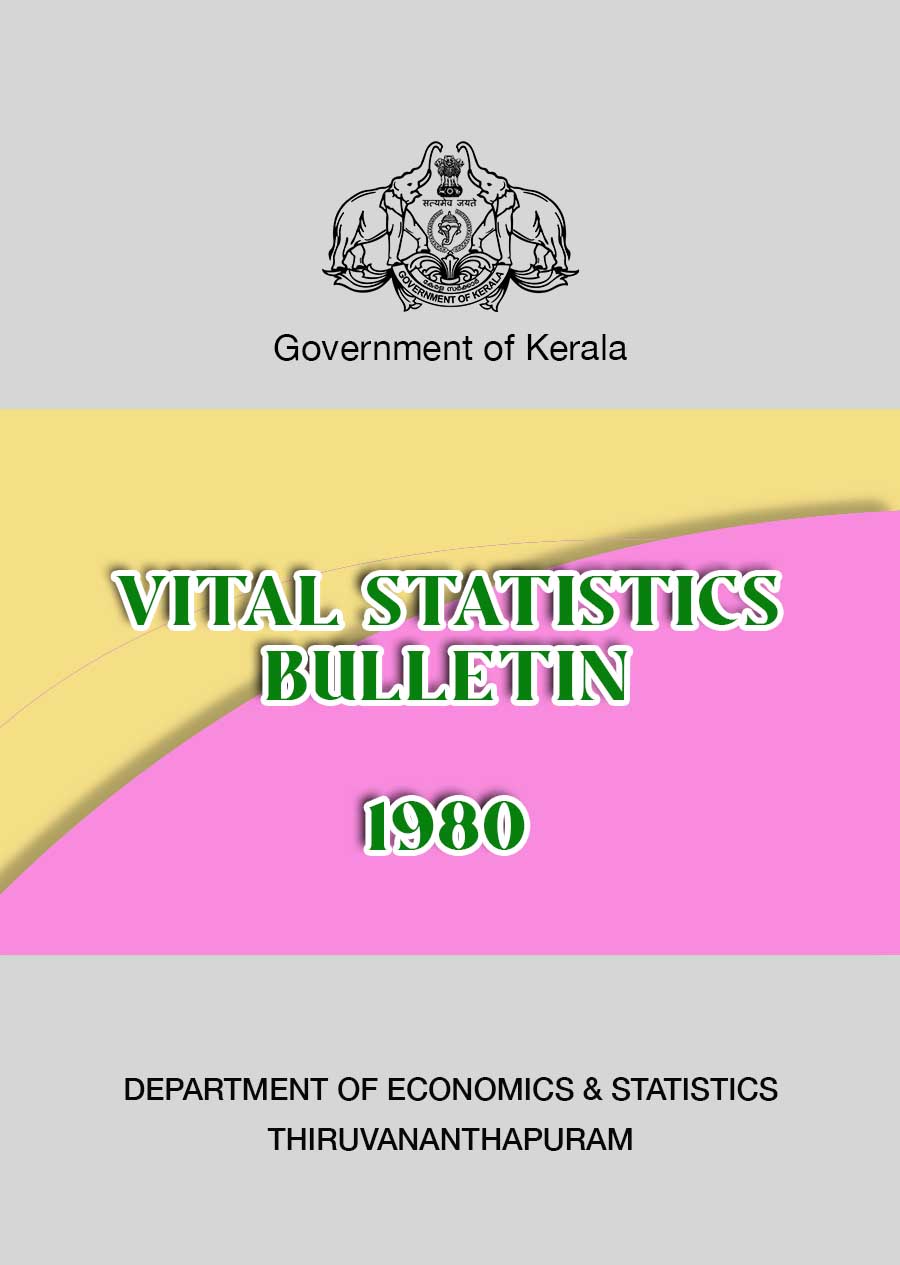 Vital Statistics Bulletin 1980
