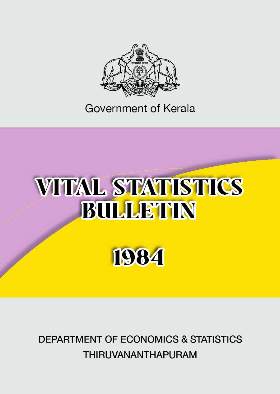 Vital Statistics Bulletin 1984