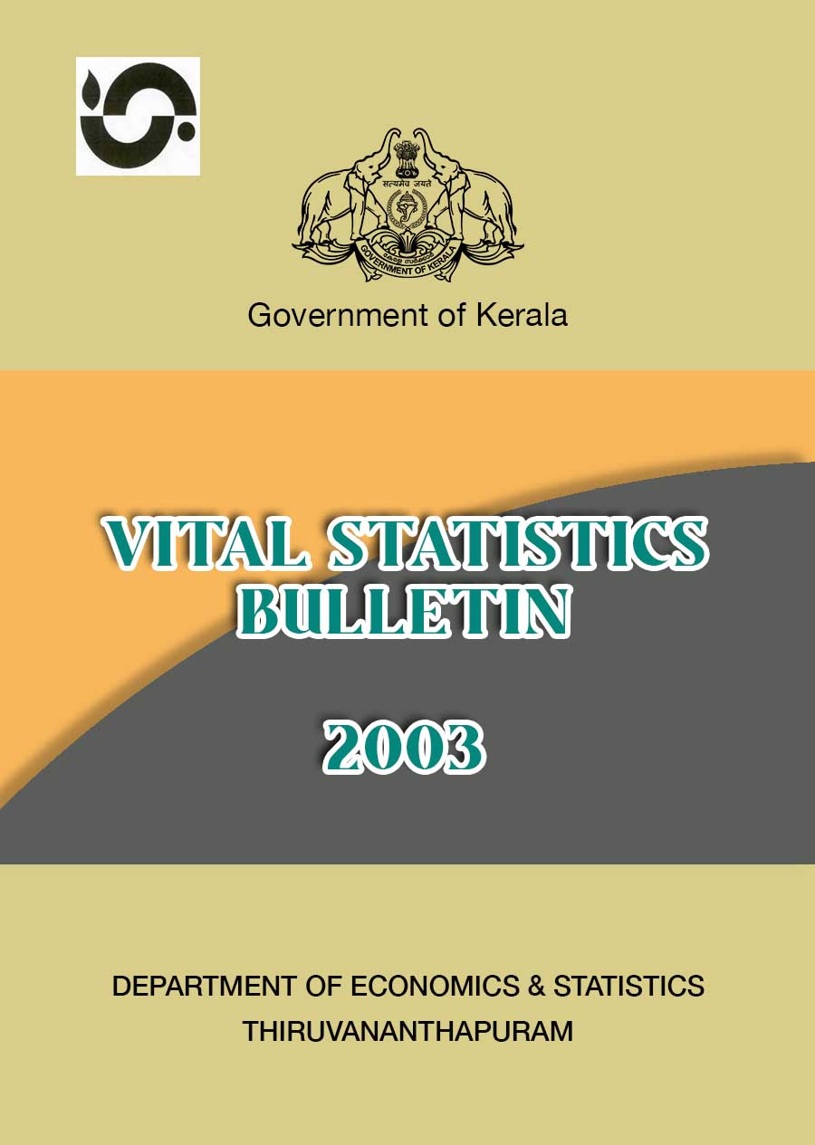 Vital Statistics Bulletin 2003