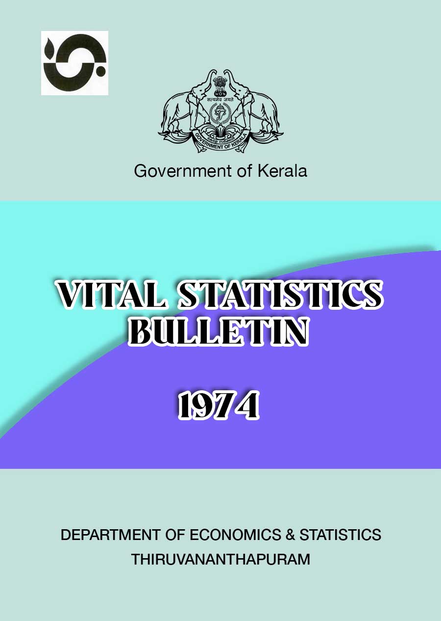 Vital Statistics Bulletin 1974