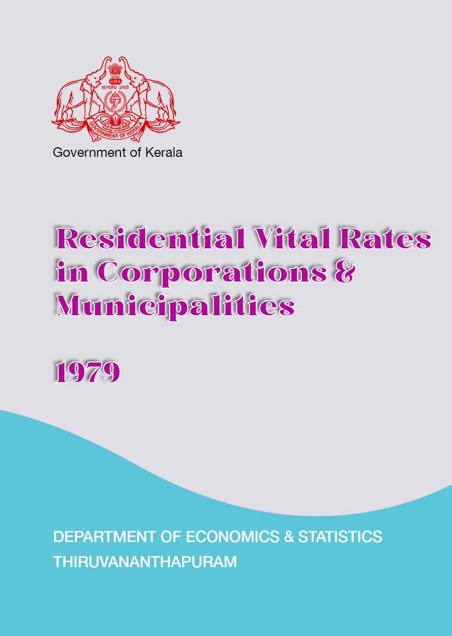 Residential Vital Rates in Corporations & Municipalities 1979 (Population studies)