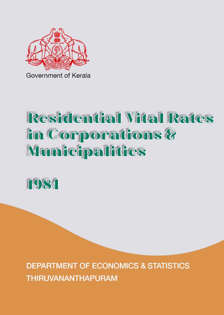 Residential Vital Rates in Corporations and Municipalities 1984