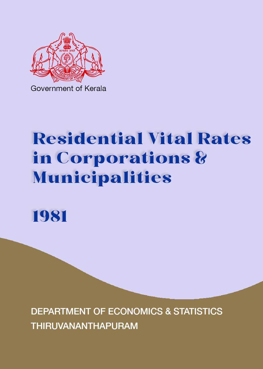 Residential Vital Rates in Corporations & Municipalities 1981