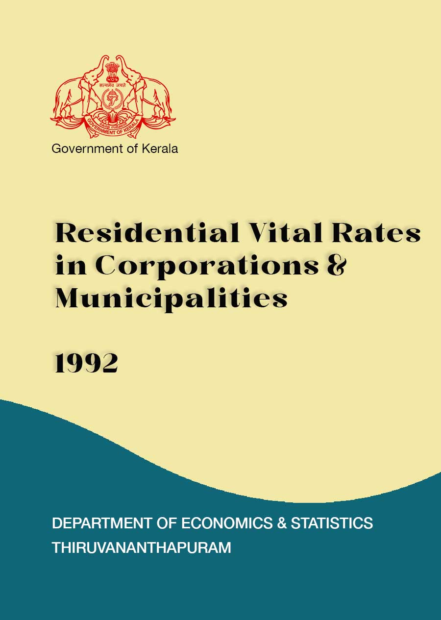 Residential Vital Rates in Municipalities & Corporations 1992