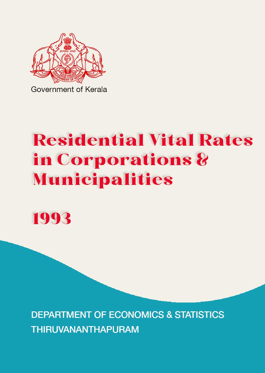 Residential Vital Rates Corporation and Municipalities 1993