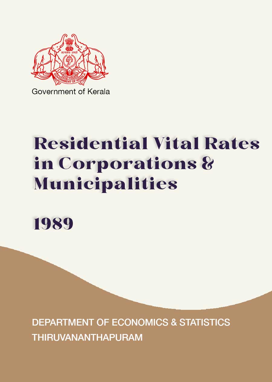 Residential Vital Rates in Corporations & Municipalities 1989