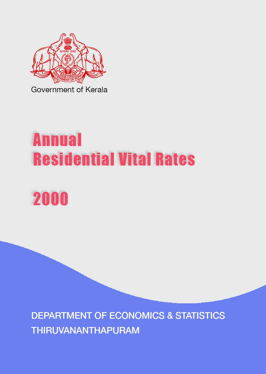 Report on Annual Residential Vital Rates 2000