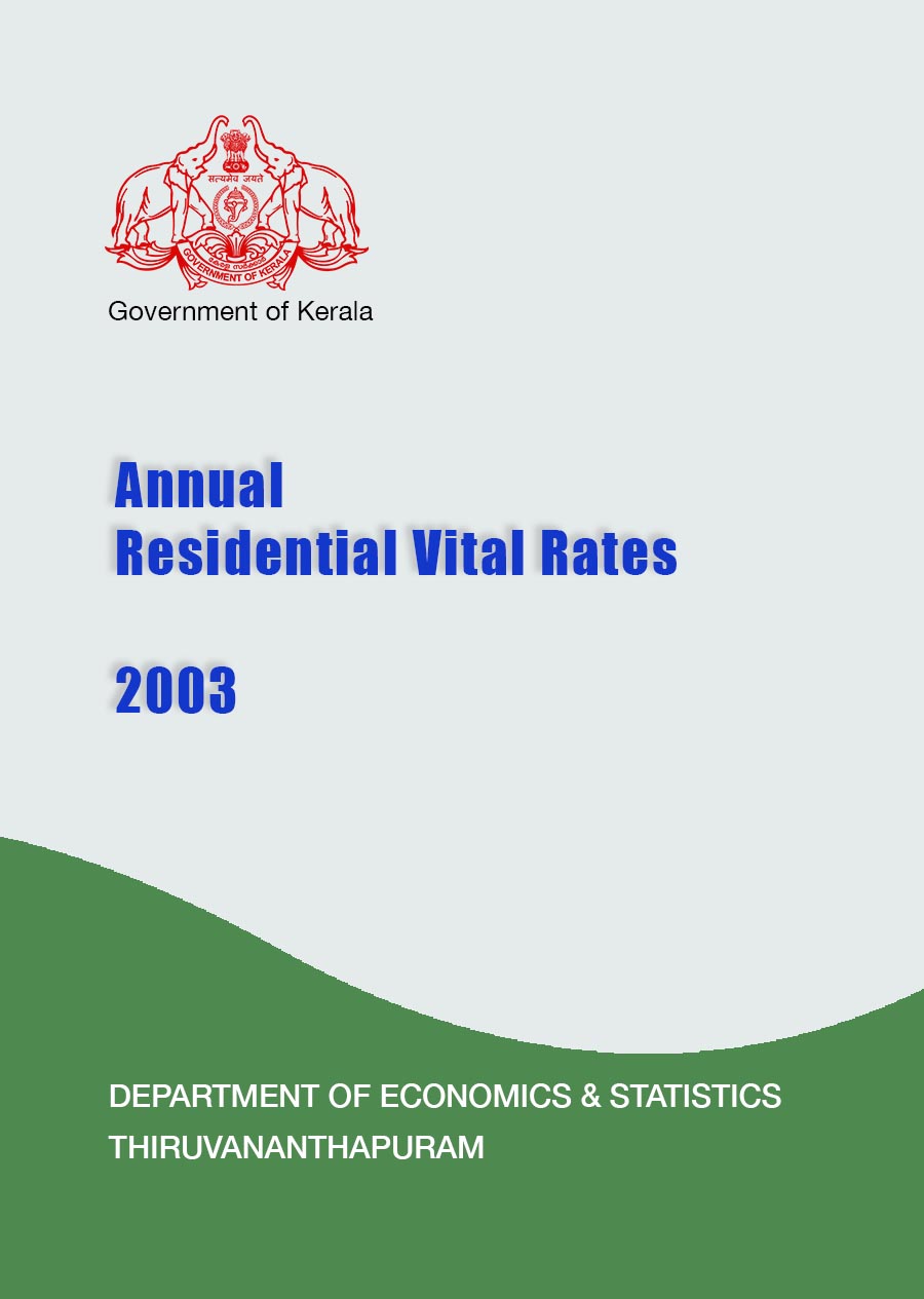 Residential Vital Rates 2003
