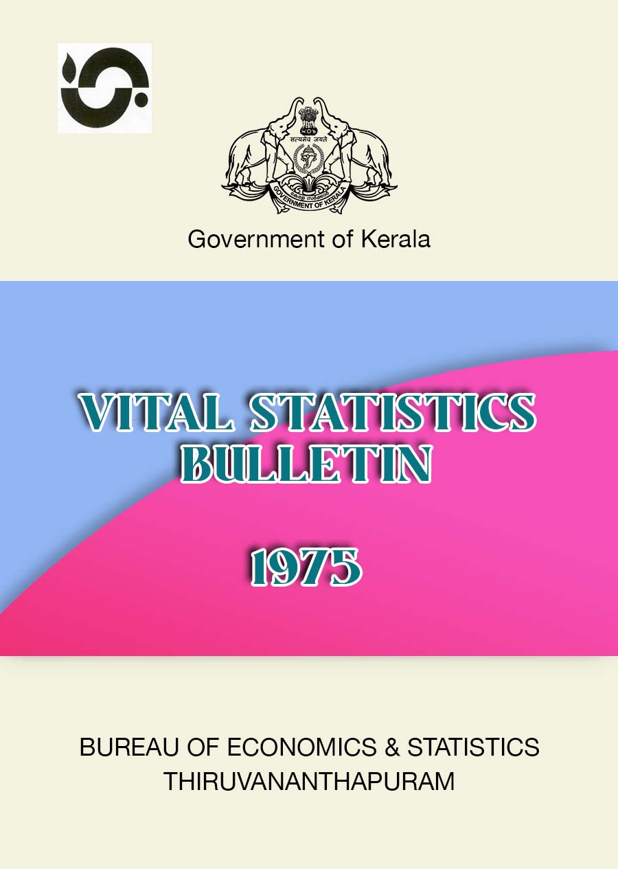 Vital Statistics Bulletin 1975