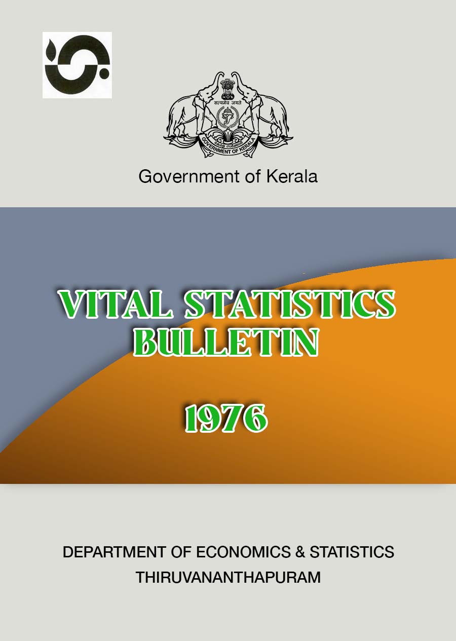 Vital Statistics Bulletin 1976