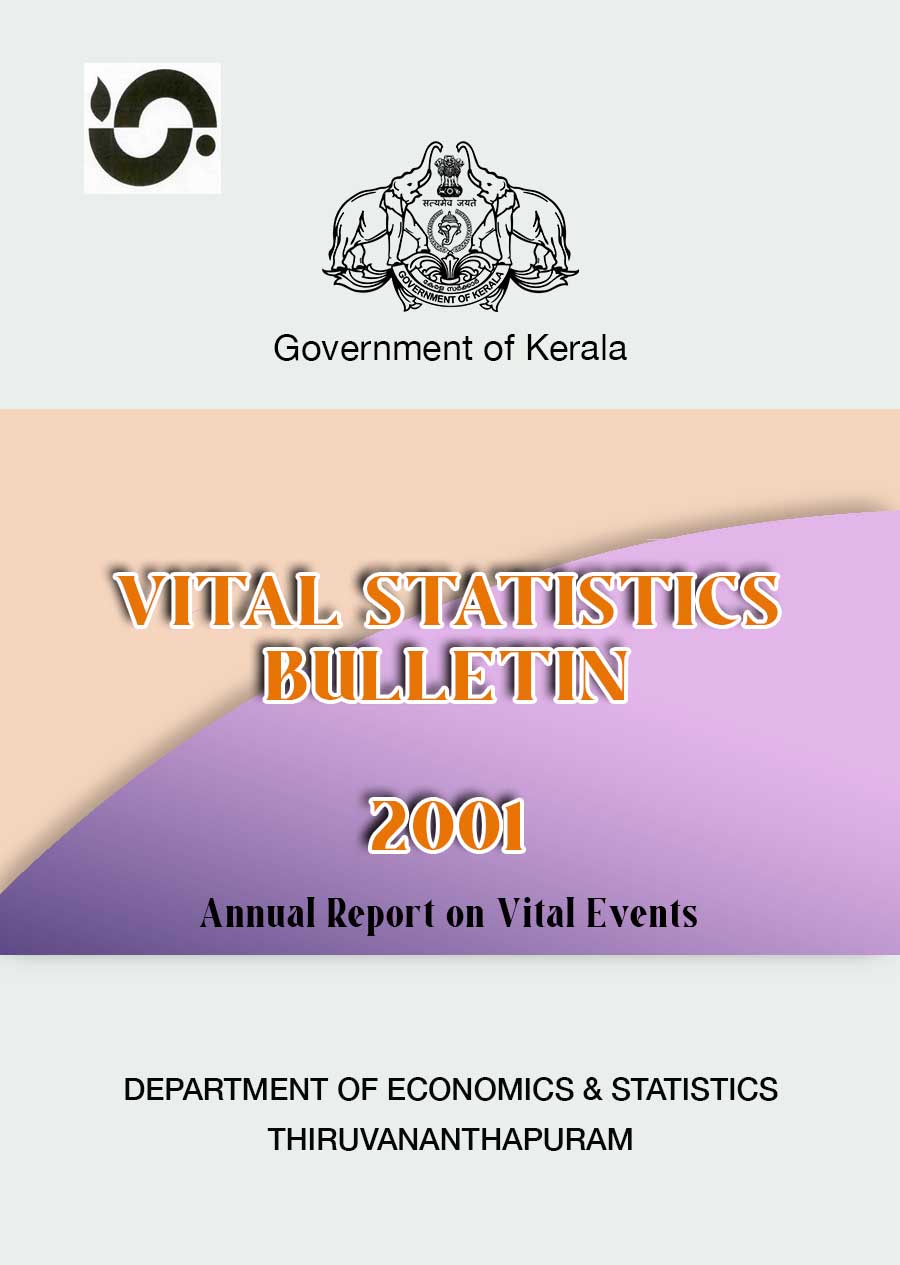 Vital Statistics Bulletin 2001