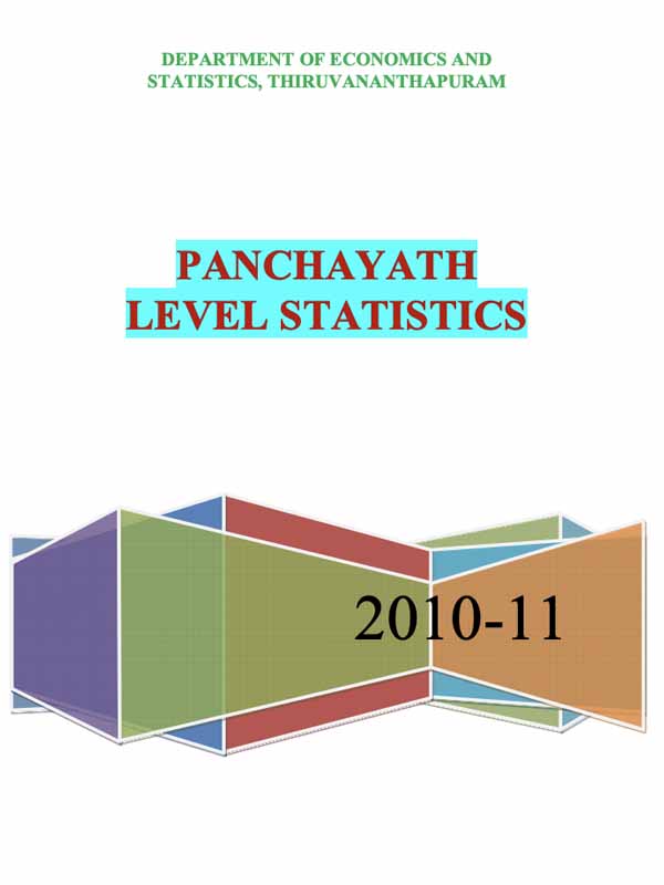 Report on Panchayath level Building Statistics 2010-11