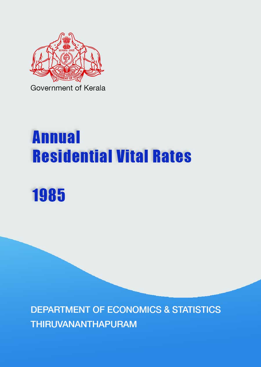 Annual Report on Residential Vital Rates 1985