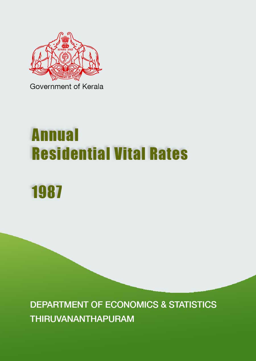 Annual Report on Residential Vital Rates 1987