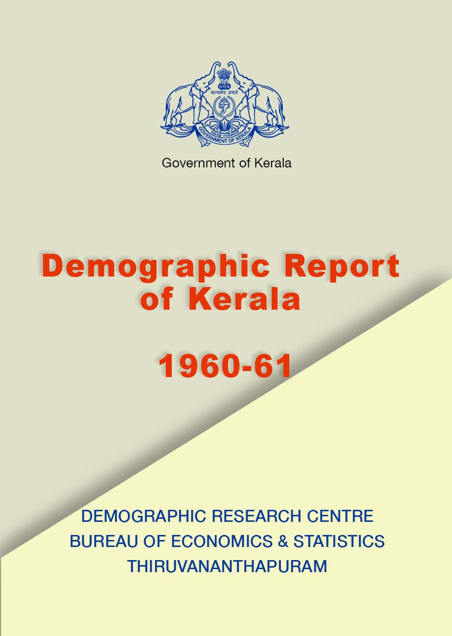 Demographic Report of Kerala 1960-61