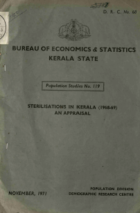 Sterilisations in kerala (1968-69) An Appraisal