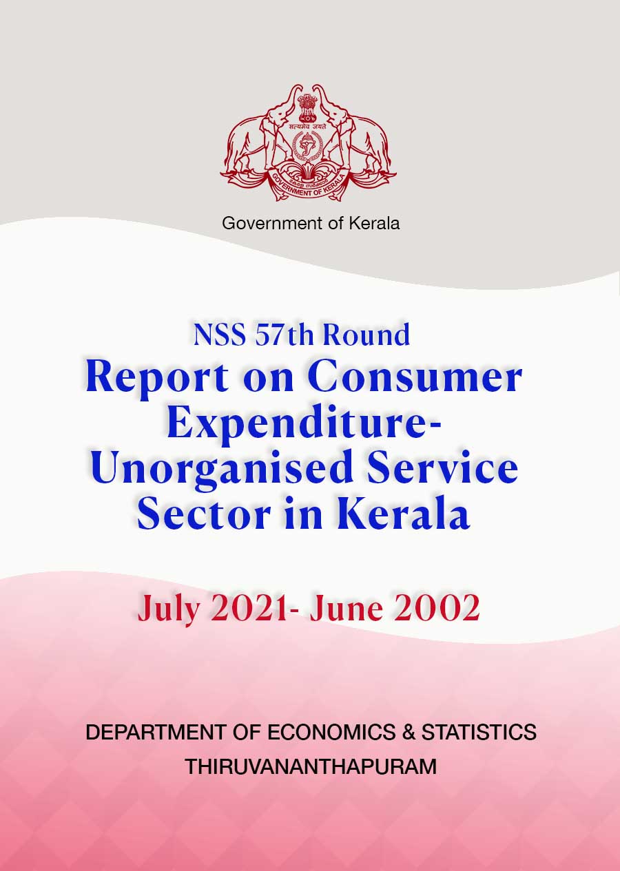 NSS Report on Consumer Expenditure- Unorganised Service Sector in Kerala 2021-2002