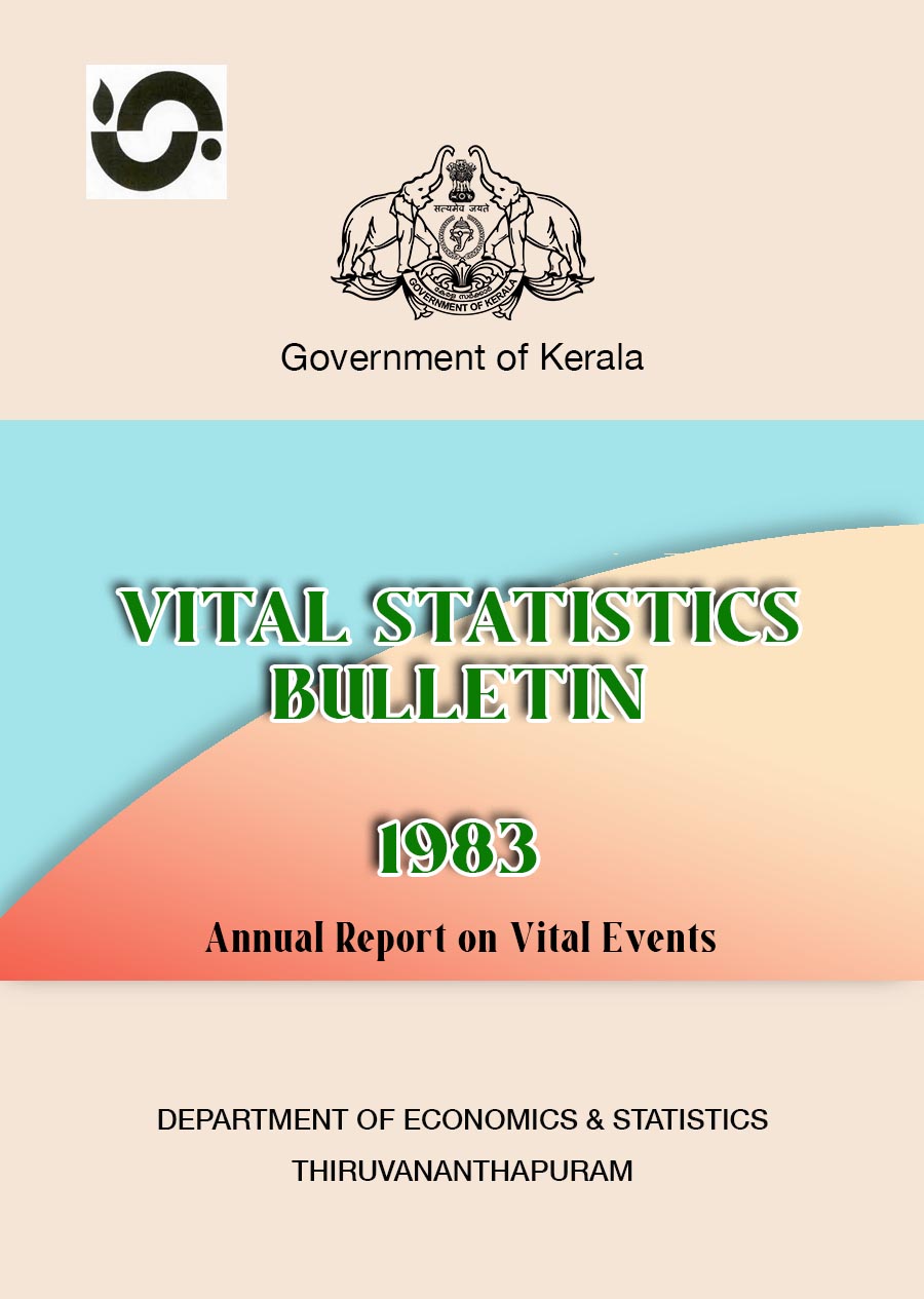 Vital Statistics Bulletin 1983