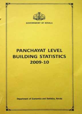 Panchayat level Building Statistics 2009-10