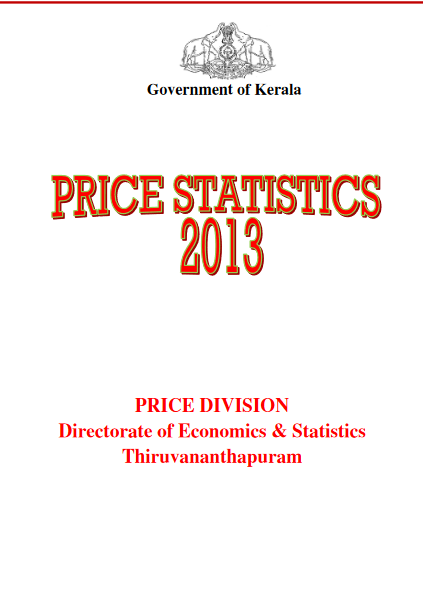 Price Statistics- 2013