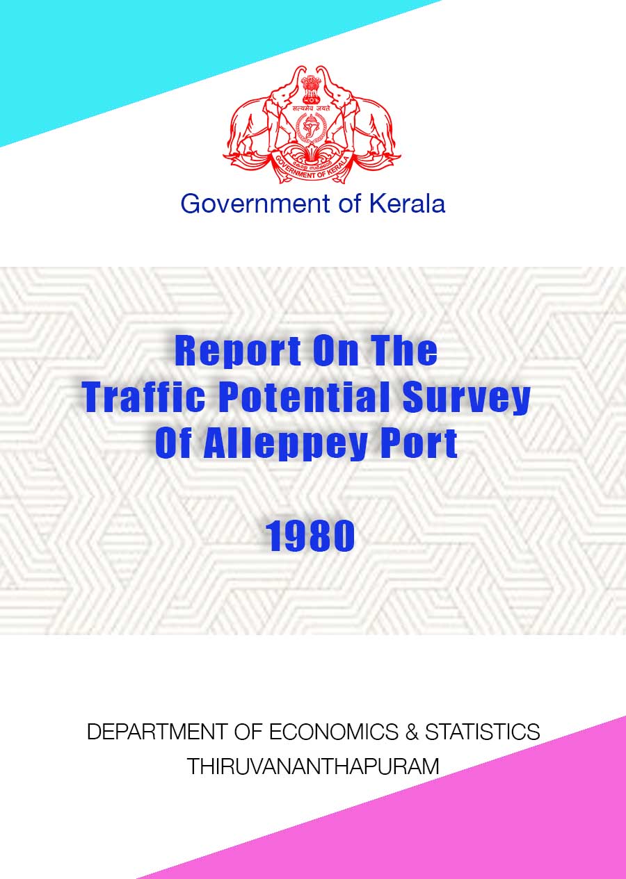 Report On The Traffic Potential Survey Of Alleppey Port 1980