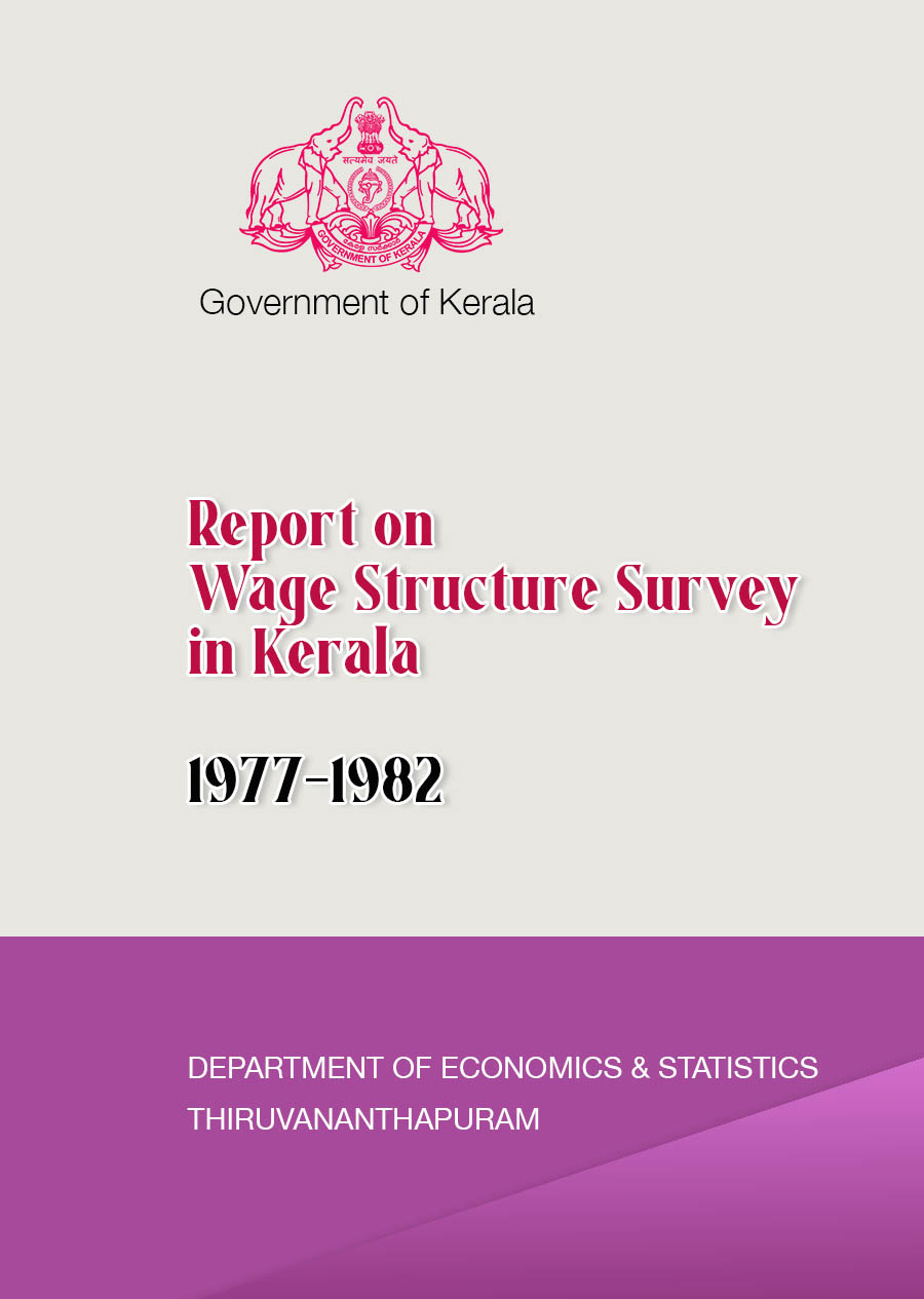 Report on Wage Structure Survey in Kerala 1977-1982