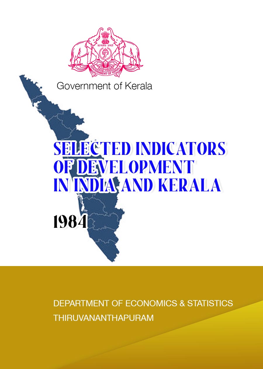 Selected Indicators of Development in India and Kerala 1984