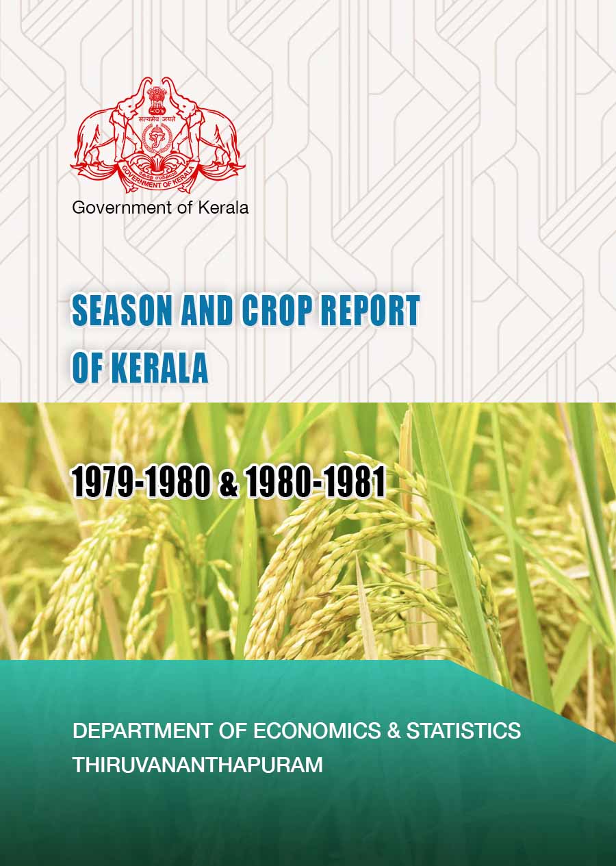 Season and Crop Report of Kerala 1979-1980 & 1980-1981