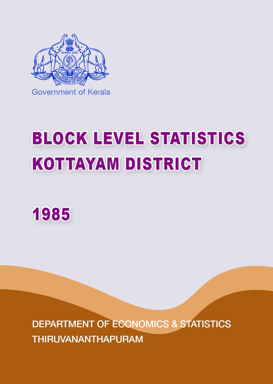 Block Level Statistics Kottayam District 1985