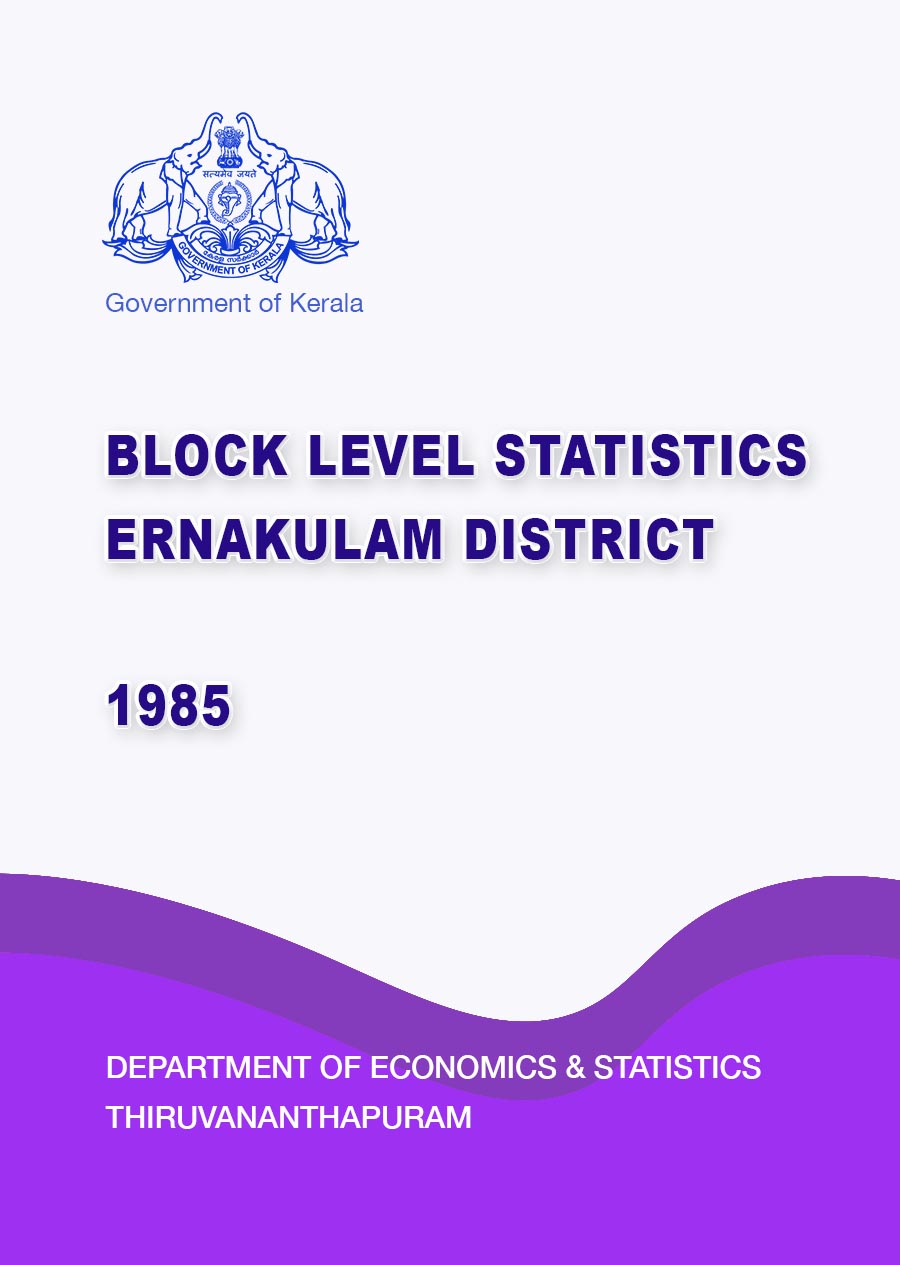 Block Level Statistics Ernakulam District 1985
