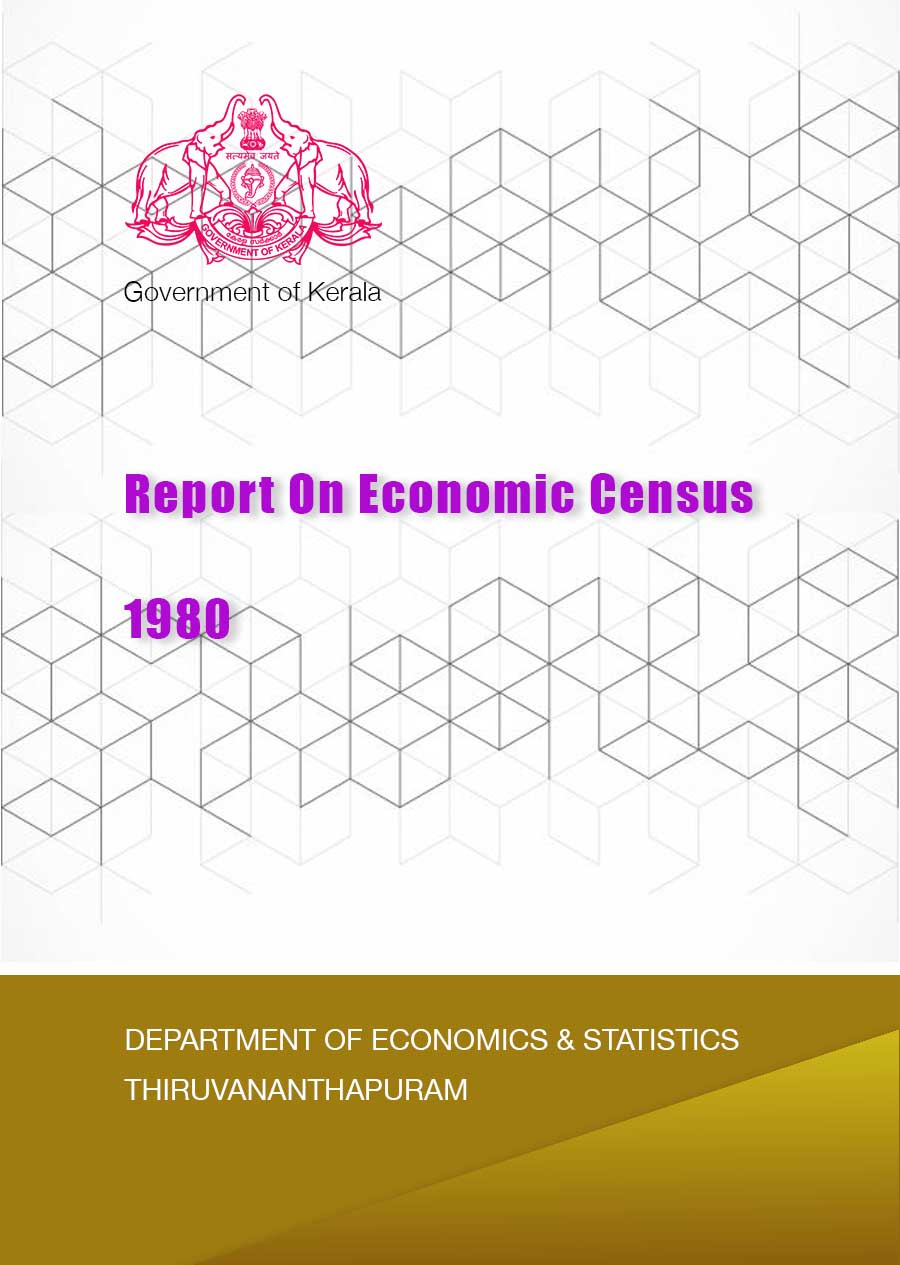Report On Economic Census 1980