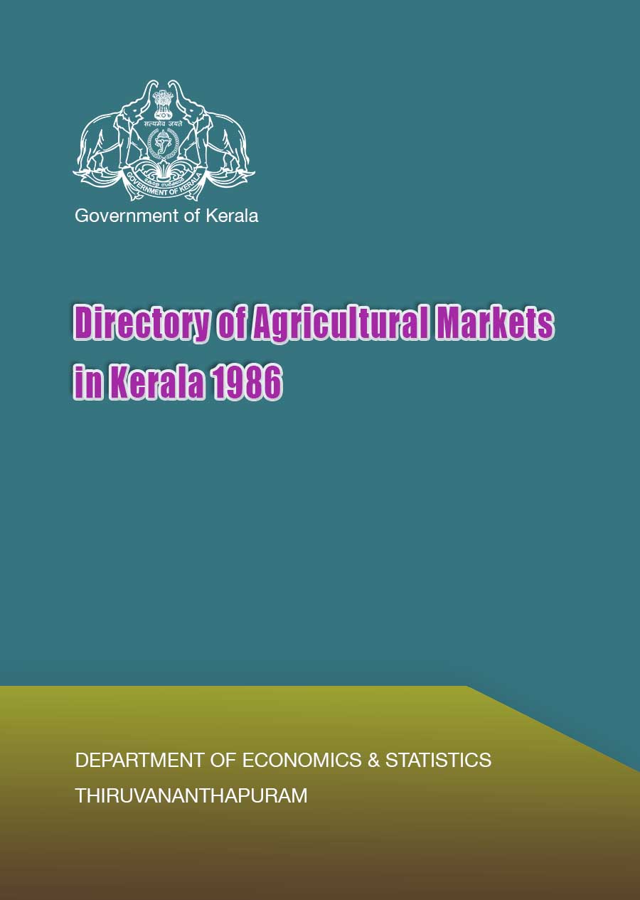 Directory of Agricultural Markets in Kerala 1986