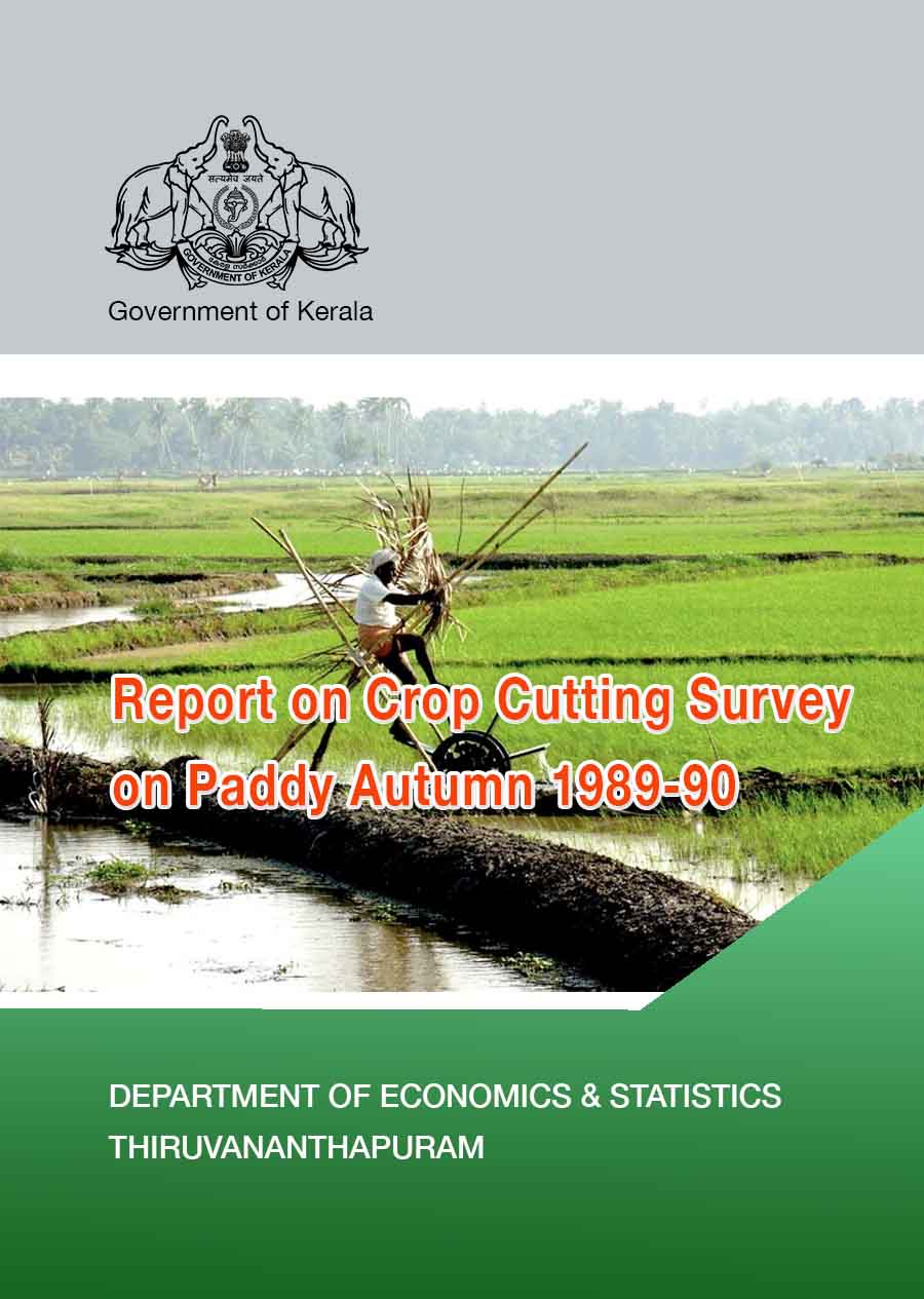 Report on Crop Cutting Survey on Paddy Autumn 1989-90