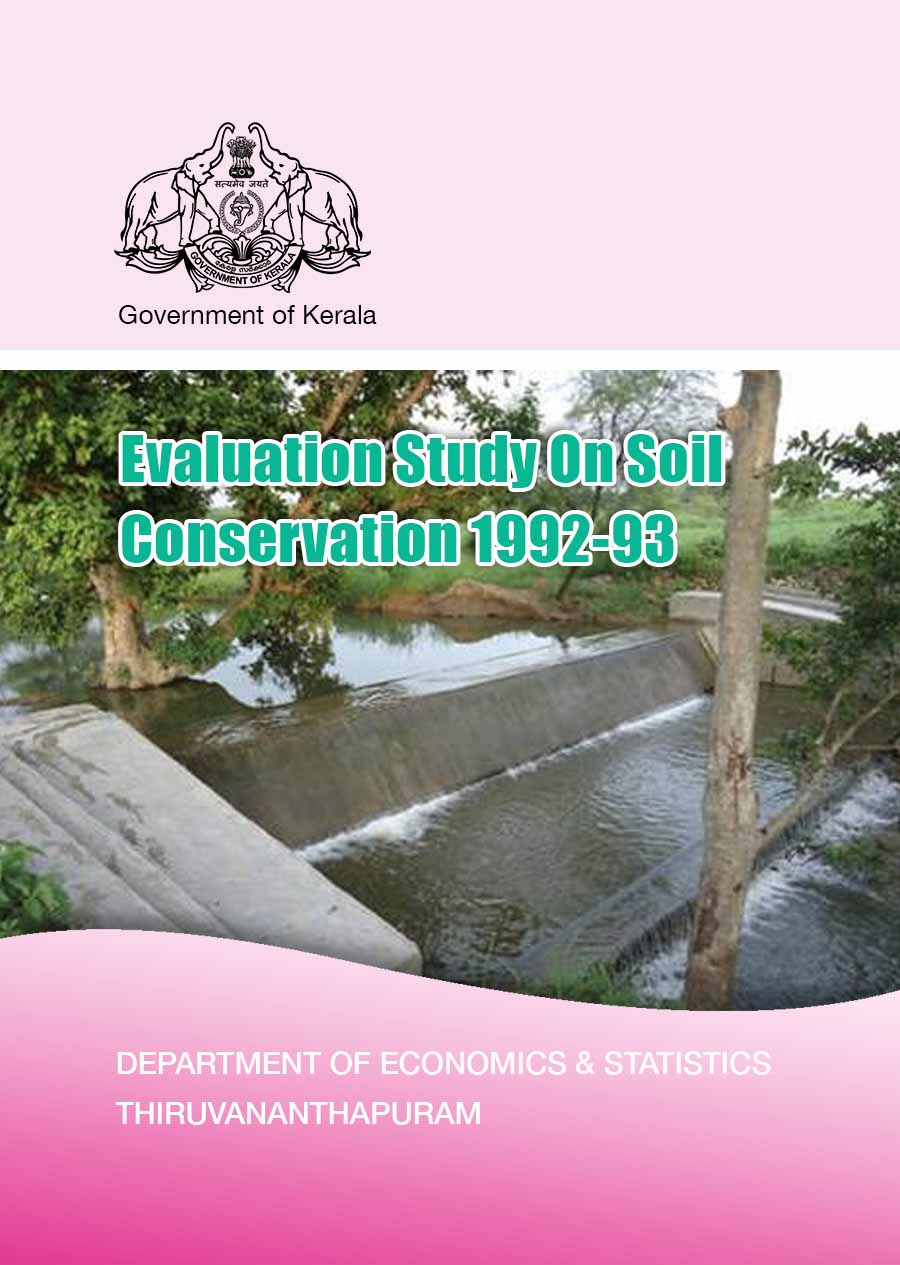 Evaluation Study On Soil Conservation 1992-93