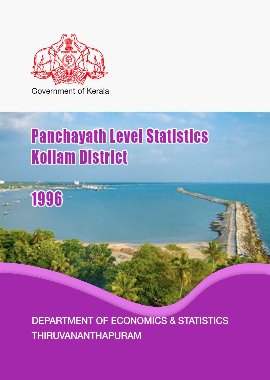 Panchayath Level Statistics Kollam District 1996