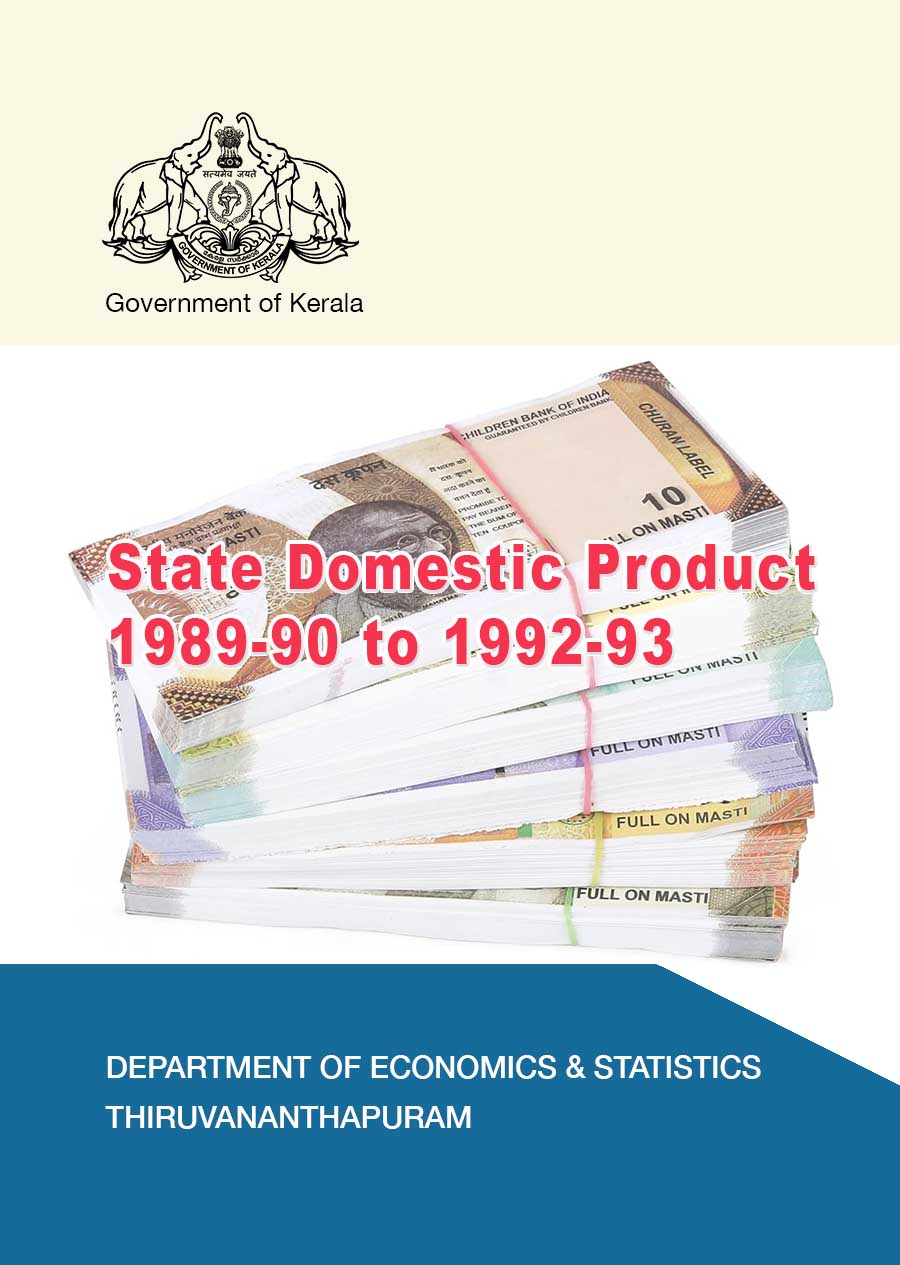 State Domestic Product 1989-90 to 1992-93