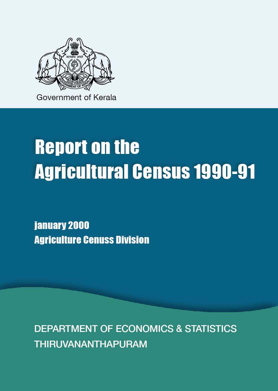 Report on the Agricultural Census 1990-91