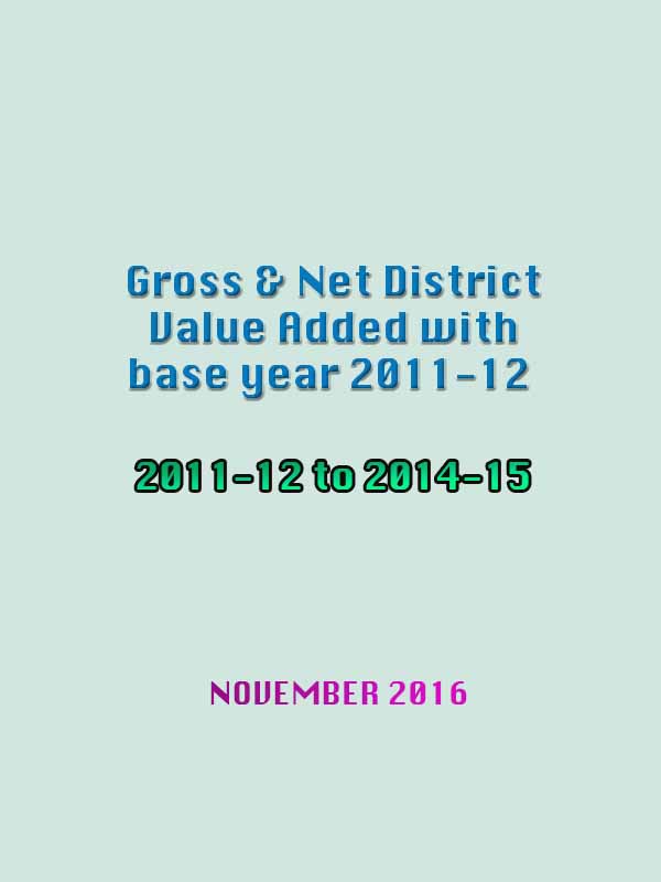 Gross & Net District value added 2011-12 to 2014-15