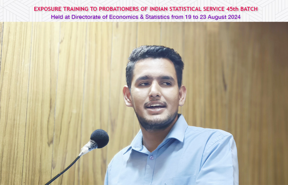 Feedback by Sri. Rahul Kumar Bagaria, ISS probationer on the valediction held on23 Aug 2024