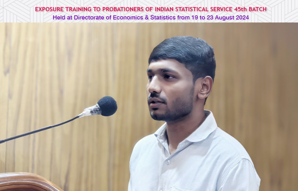 Feedback by Sri. Shinde Shard Panchu, ISS probationer on the valediction held on23 Aug 2024