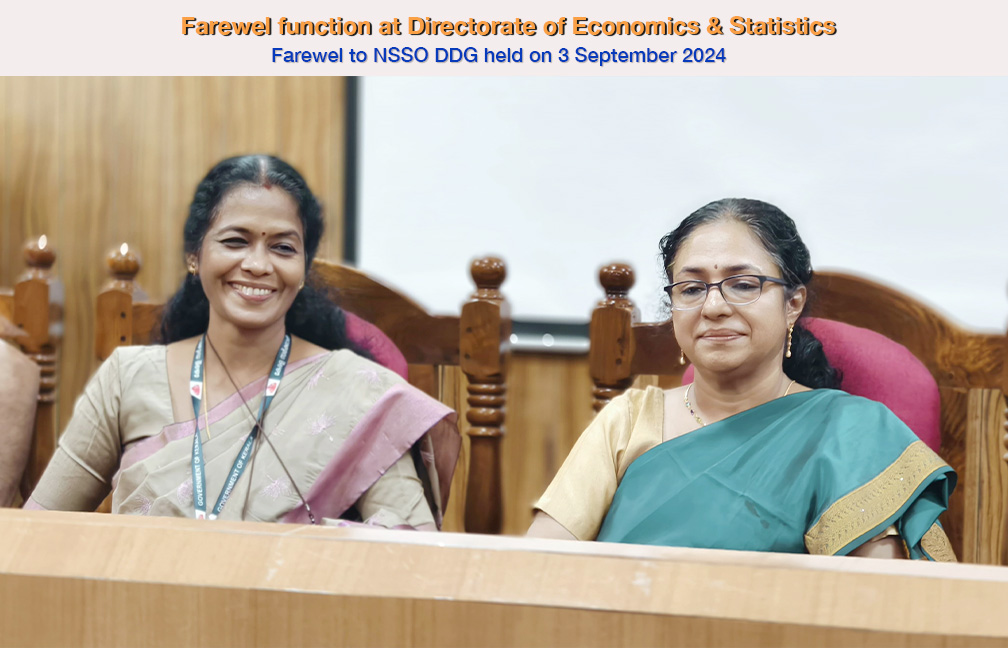 Farewell to Smt. Sunitha Bhaskar ISS DDG NSO held on 03-09-2024