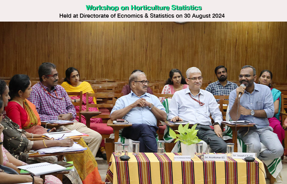 Workshop on Horticulture Statistics